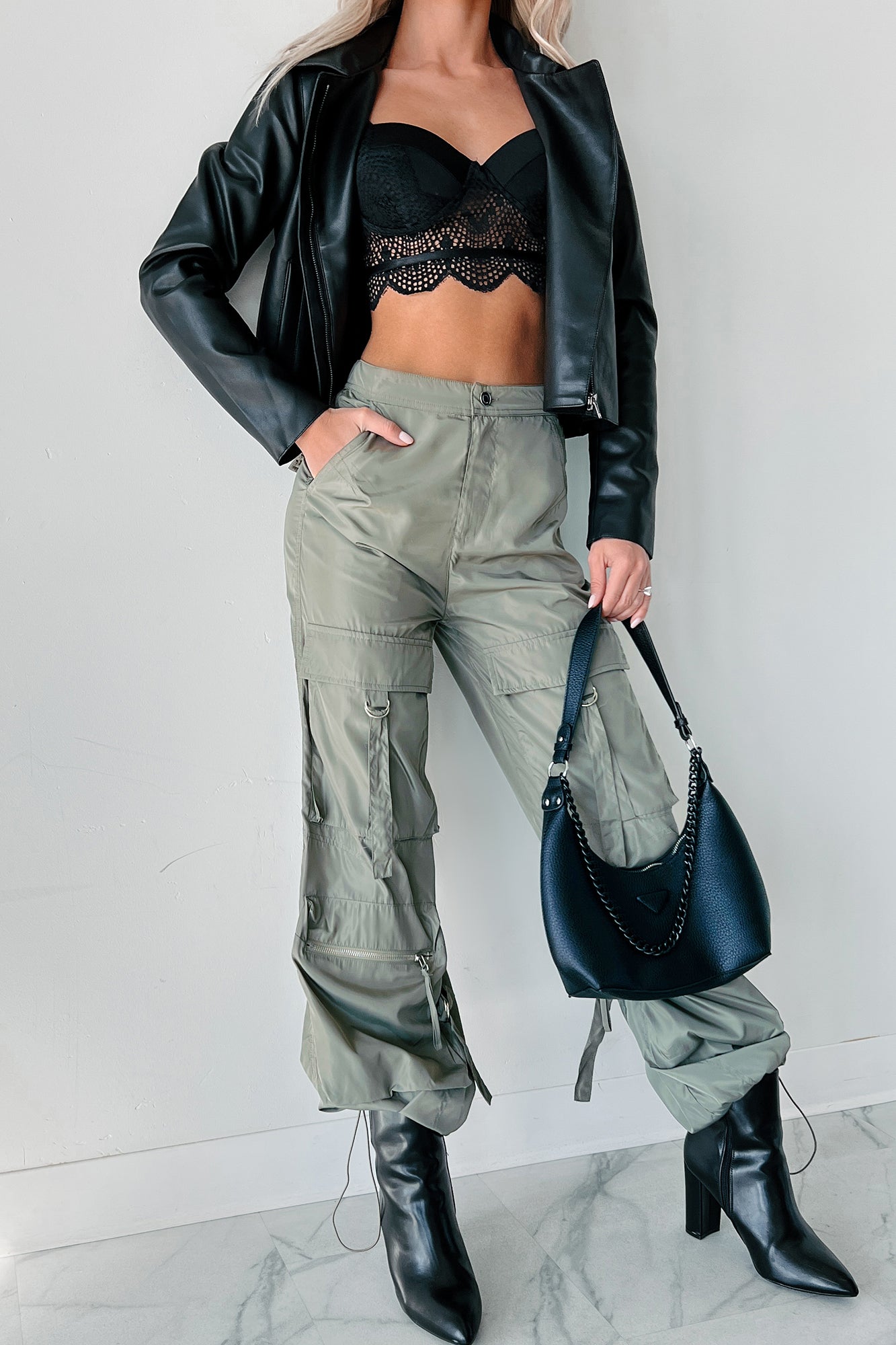 You've Heard About Me Cargo Utility Pants (Olive)