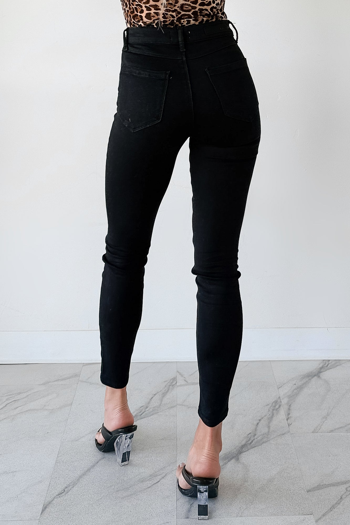 Rogue High Rise Super Skinny Cello Jeans (Black)